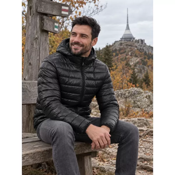  Pánská bunda MALFINI EVEREST 552 ČERNÁ 