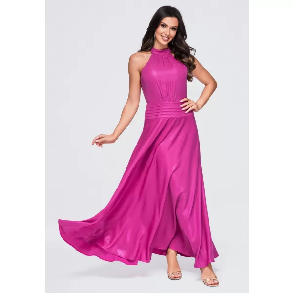  Dámské šaty LARICA LA-OM-DLR411 FUCHSIA 