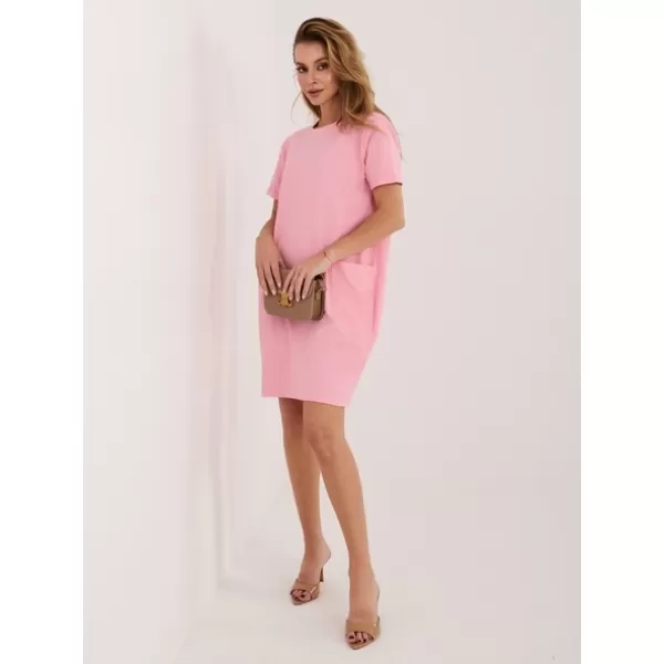  Dámské šaty RUE PARIS RV-SK-8724-1.91 BRIGHT PINK 