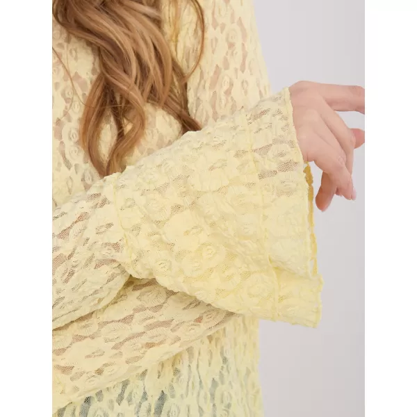  Dámská halenka ITALY MODA IT-BZ-9970.97 BRIGHT YELLOW 