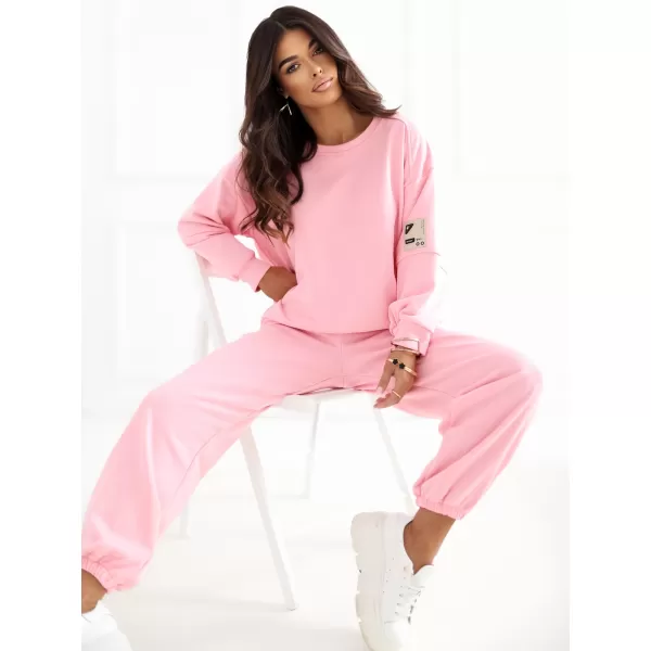  Dámský komplet RUE PARIS RV-KMPL-A1279.85 BRIGHT PINK 