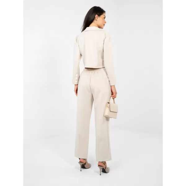  Dámský komplet RUE PARIS IT-KMPL-22255.20 BEIGE 