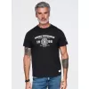 Pánské tričko OMBRE OM-TSPT-0297 BLACK