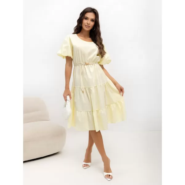  Dámské šaty ITALY MODA MO-SK-8849.14 BRIGHT YELLOW 
