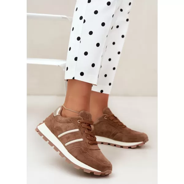  Dámské tenisky D&A LR62-7101 BEIGE 