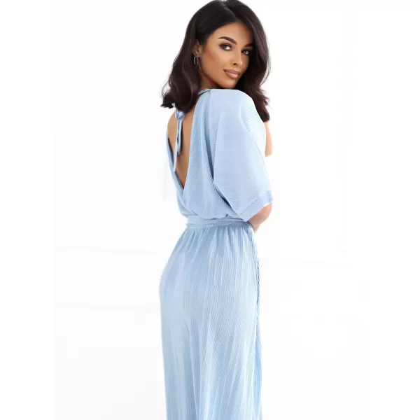  Dámské šaty LAKERTA LK-SK-509699.85 LIGHT BLUE 