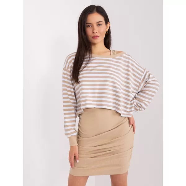  Dámský set MY RED LIPS EM-KMPL-837.57P WHITE-BEIGE 