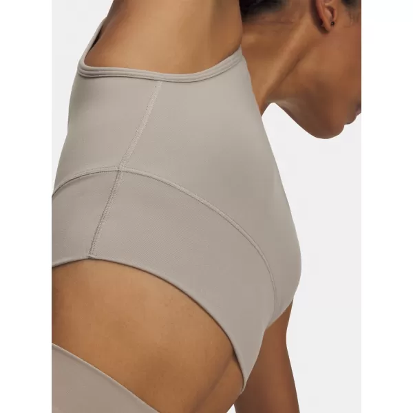  Dámské tílko UNDER ARMOUR MERIDIAN FITTED CROP TANK 1379153-203 HNĚDÁ 