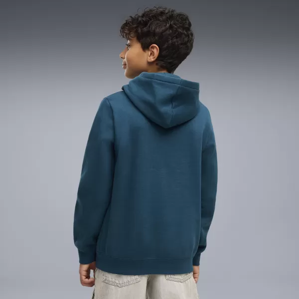  Dětská mikina PUMA ESS 2 COLOR NO. 1 LOGO HOODIE FL B 68582236 MIDNIGHT PETROL 