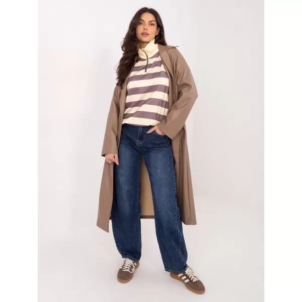  Dámská halenka ITALY MODA IT-BZ-9981.06 DARK BEIGE 
