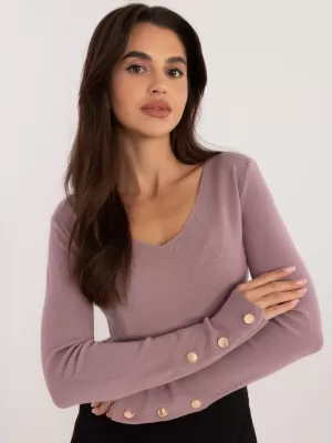 Dámský svetr WOOL FASHION ITALIA AT-SW-2334.49 VIOLET