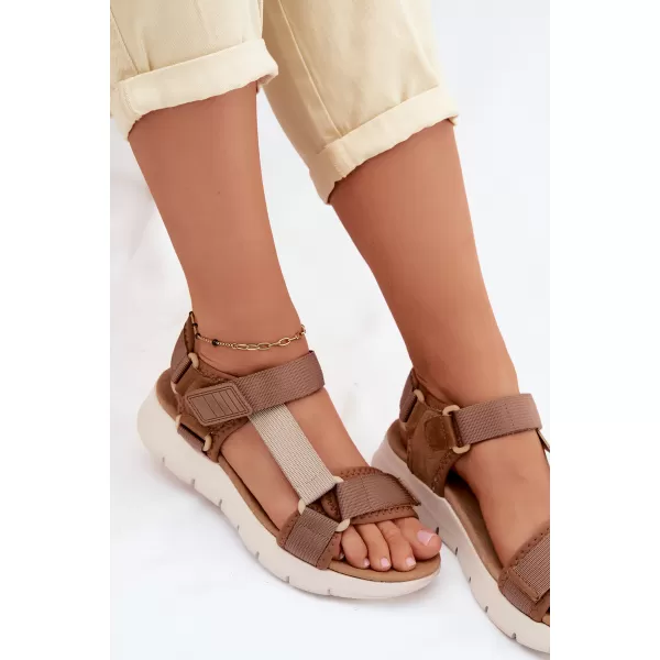  Dámské sandály ARTIKER 58C1231 BROWN/BEIGE 
