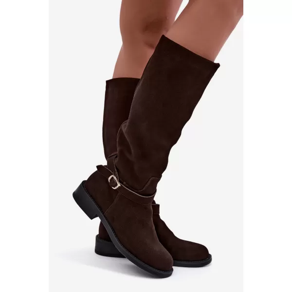  Dámské kozačky VINCEZA 89168 BROWN 