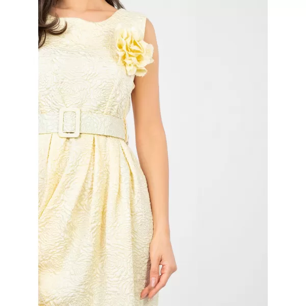  Dámské šaty RUE PARIS IT-SK-21861.86 BRIGHT YELLOW 