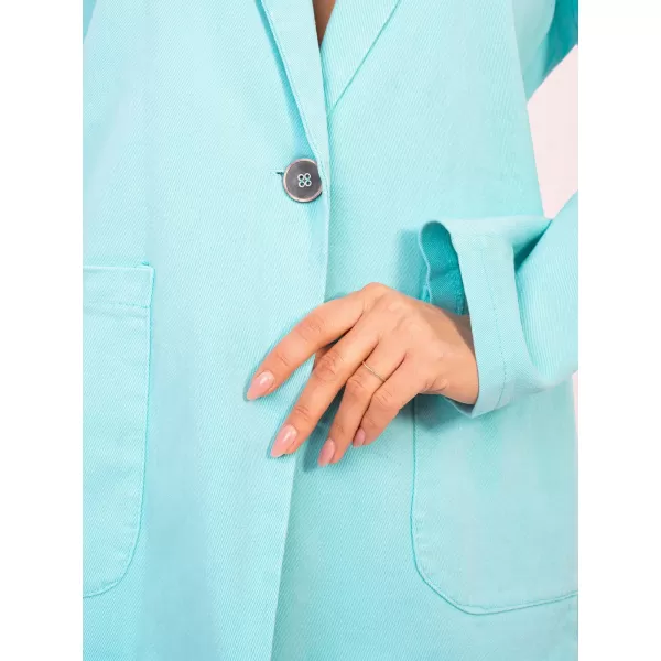  Dámská bunda RUE PARIS IT-MA-FL7703.49 TURQUOISE 