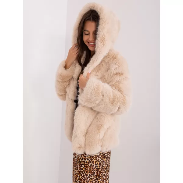  Dámská bunda WOOL FASHION ITALIA AT-KR-2386.00P BEIGE 