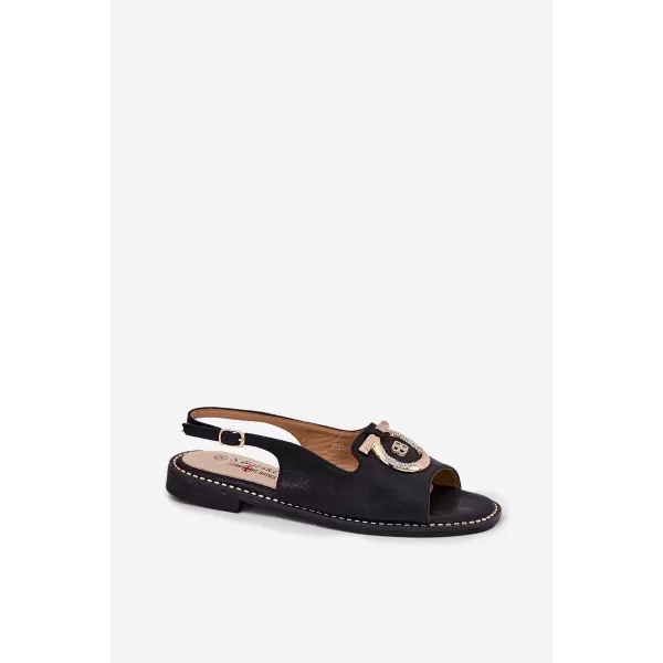  Dámské sandály S.BARSKI KV51-003 BLACK 