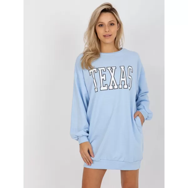  Dámská mikina EX MODA EM-BL-U719.82P LIGHT BLUE 