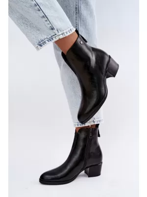 Dámské kotníkové boty VINCEZA 58654 BLACK