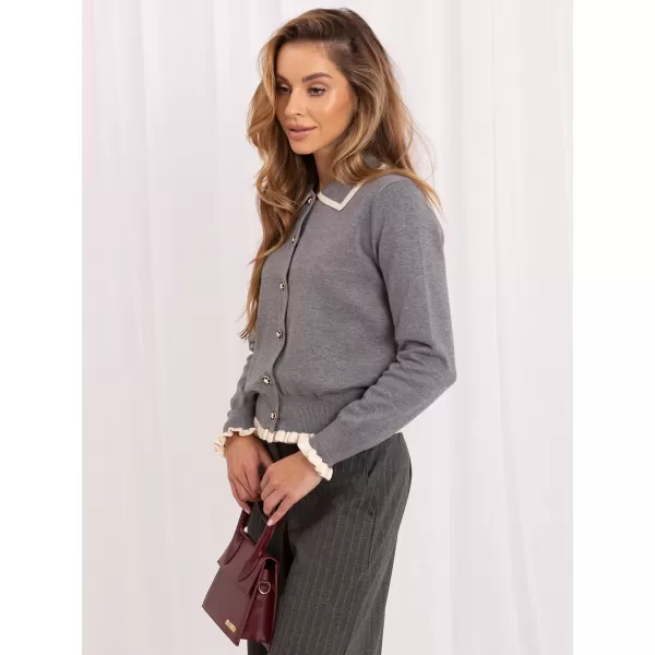  Dámský svetr ITALY MODA IR-SW-QF9581.13 GRAY 