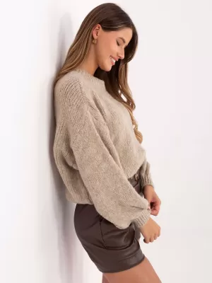 Dámský svetr ITALY MODA MI-SW-1909.21 BEIGE