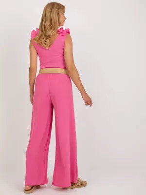 Dámské kalhoty ITALY MODA DHJ-SP-8387.57 PINK