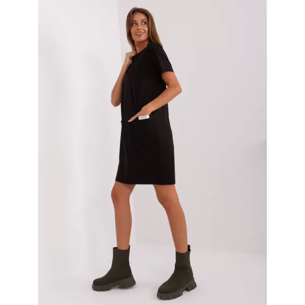  Dámské šaty RUE PARIS RV-SK-8724-1.91 BLACK 