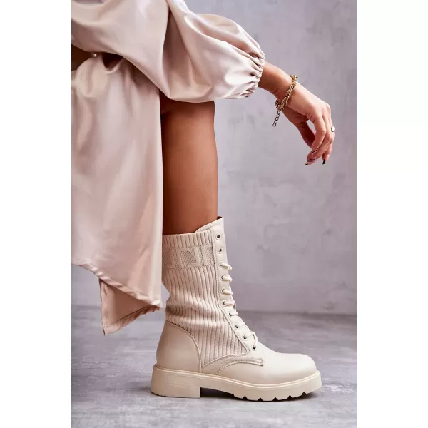  Dámské boty BOTO LQ-55 BEIGE 