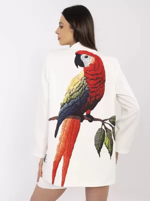 Dámské sako ITALY MODA DHJ-MA-18525-33.18 ECRU