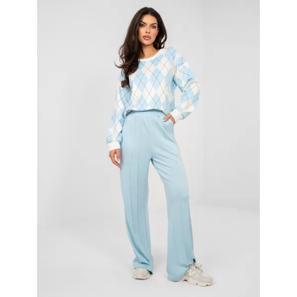  Dámské tepláky RUE PARIS RV-DR-A1062.08 LIGHT BLUE 
