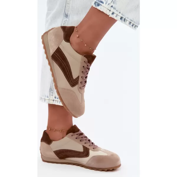  Dámské tenisky ZAZOO N1400/ BROWN 
