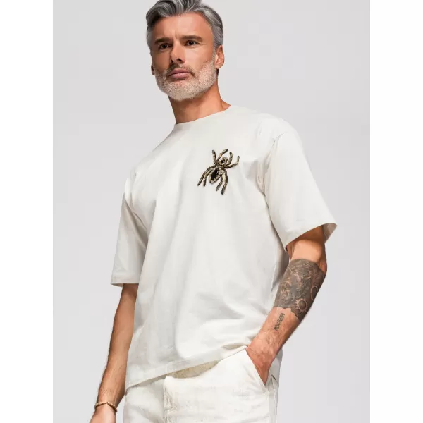  Pánské triko OMBRE OM-TSCT-0277 OFF-WHITE 