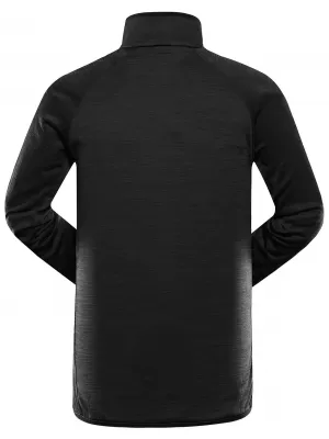 Pánská rychleschnoucí mikina ALPINE PRO ONNEC 4 BLACK