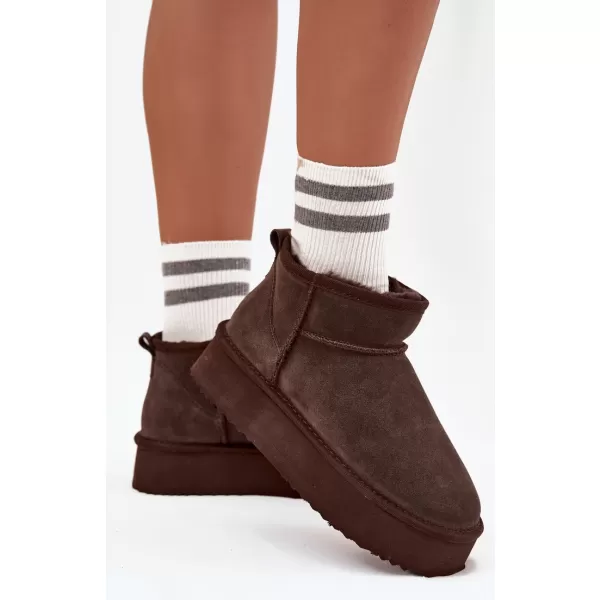  Dámské sněhule VINCEZA 97962 CHOCOLATE 