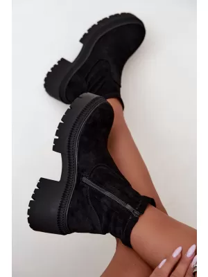 Dámské kotníkové boty BOTO 9670A-1 BLACK