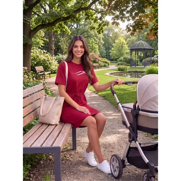  Dámské šaty ALTISPORT ALW001816 GARNET 