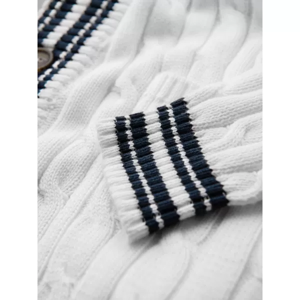  Pánský kardigan OMBRE OM-SWCD-0196 WHITE 