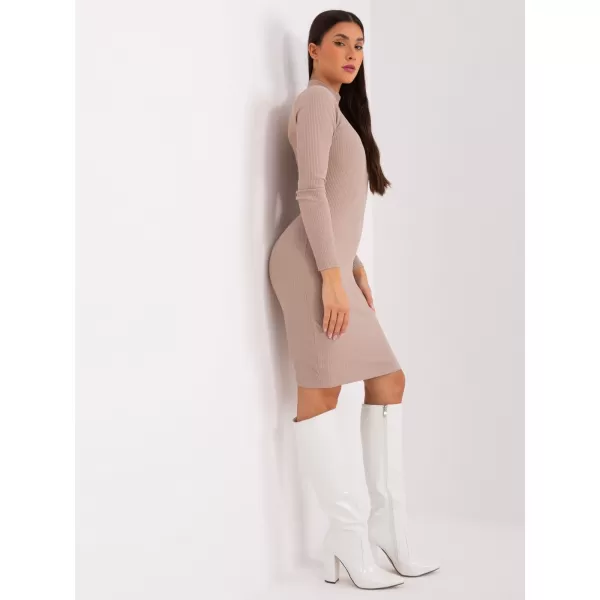  Dámské šaty BASIC FEEL GOOD RV-SK-9216.06P DARK BEIGE 