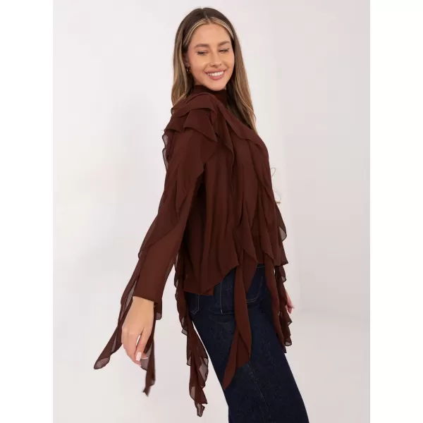 Dámská halenka FACTORY PRICE PM-BZ-J1005.25 BROWN 