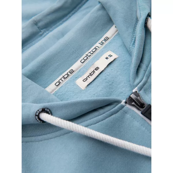  Pánská mikina OMBRE OM-SSBZ-0272 BLUE 