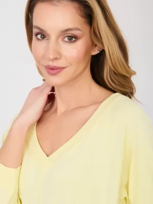 Dámské šaty BASIC FEEL GOOD RV-SK-7203.35P BRIGHT YELLOW