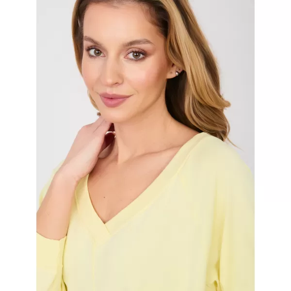  Dámské šaty BASIC FEEL GOOD RV-SK-7203.35P BRIGHT YELLOW 