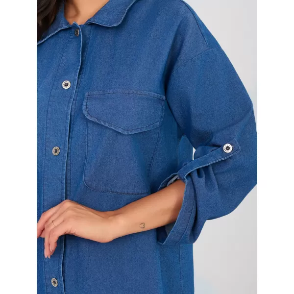  Dámská košile RUE PARIS IT-SK-L6071.93 BLUE 