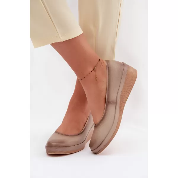  Dámské polobotky VINCEZA 39987 BEIGE 