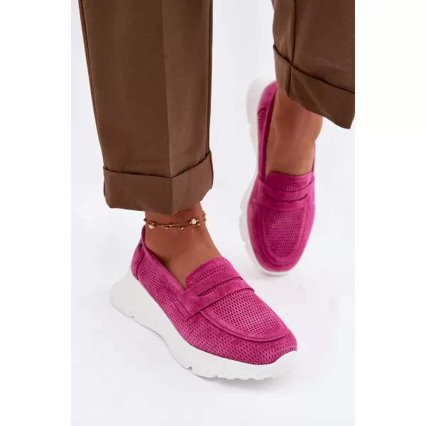  Dámské mokasíny VINCEZA 79626 FUCHSIA 