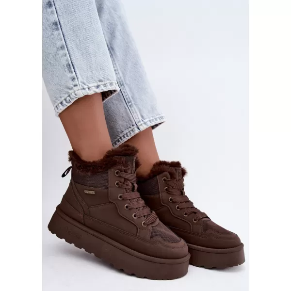  Dámské boty BIG STAR SHOES UU274168 BROWN/BEIGE SHADOWS 