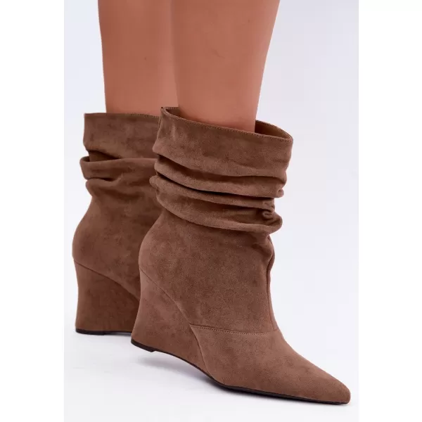  Dámské kotníkové boty BOTO D-273 BEIGE 