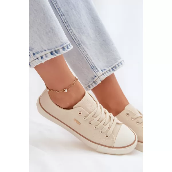  Dámské tenisky BIG STAR SHOES TT274773 BEIGE 