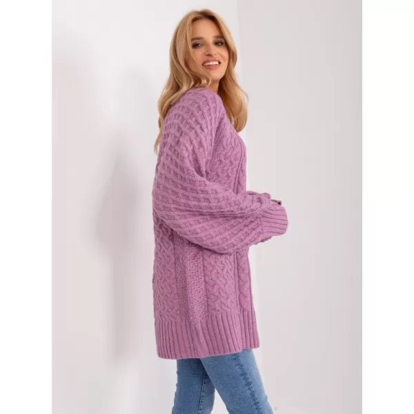  Dámský svetr WOOL FASHION ITALIA AT-SW-2367-2.64P VIOLET 