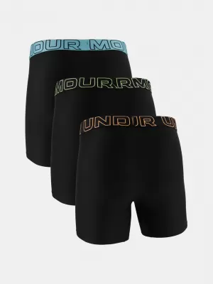 Pánské boxerky UNDER ARMOUR UA PERFORMANCE TECH - SOLID 6 - 3PK ČERNÁ